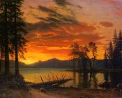 阿尔伯特 比尔施塔特 : Sunset over the River